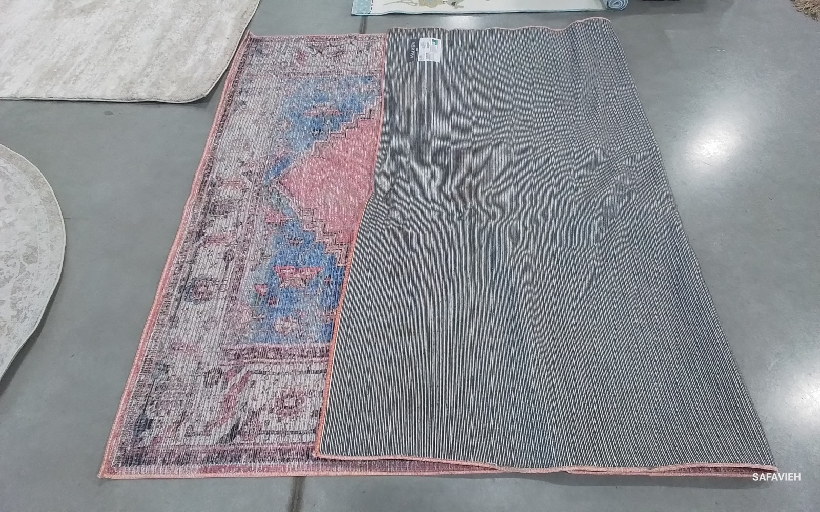 IVORY / PINK 6'-7" x 9'-0" Back Stain Rug, Reduced Price 1172776796 SEP357A-7 gallery