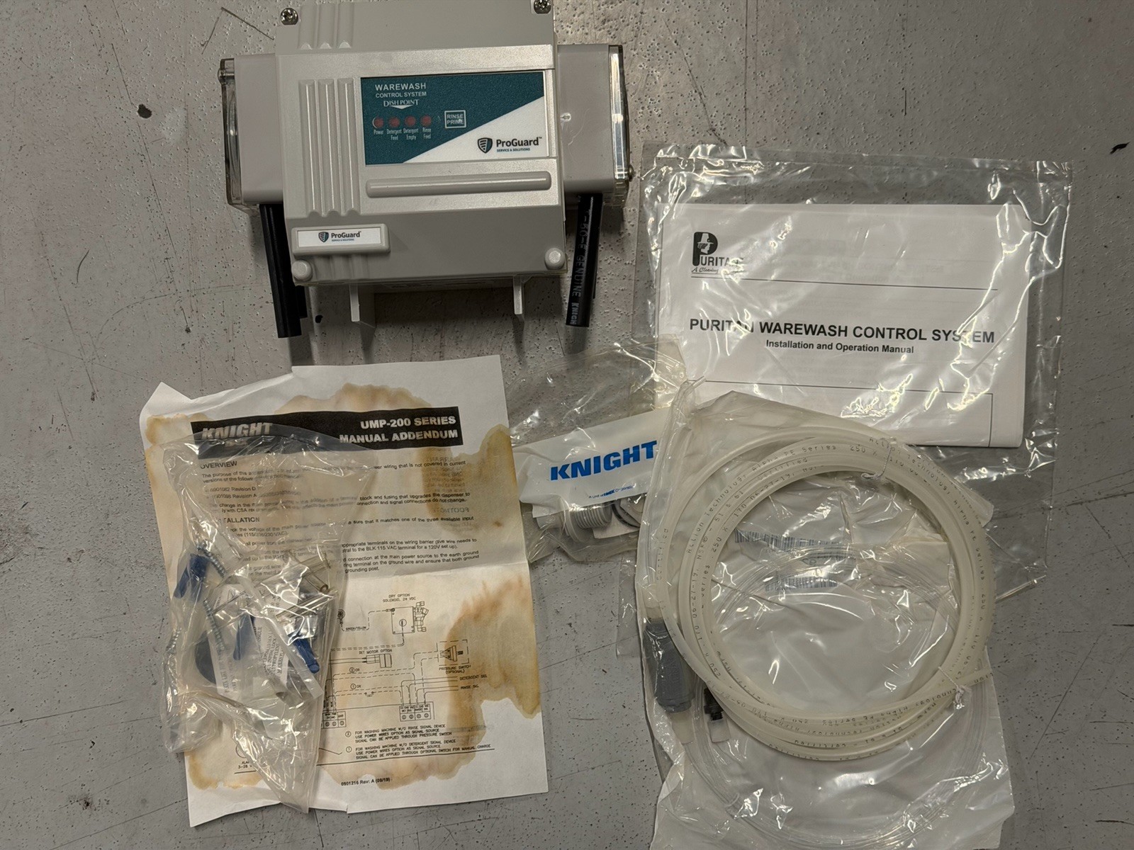 Commercial Dishwasher Detergent Dispenser - Knight UMP-200L / 7162827-07 gallery