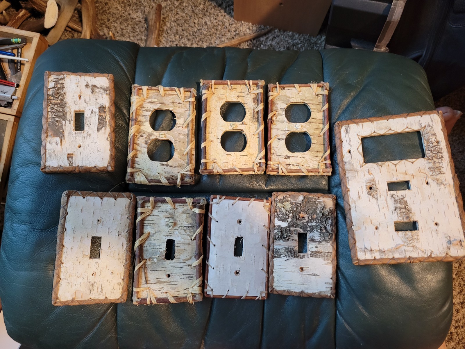 Birch Bark Recepticle Switch Covers gallery