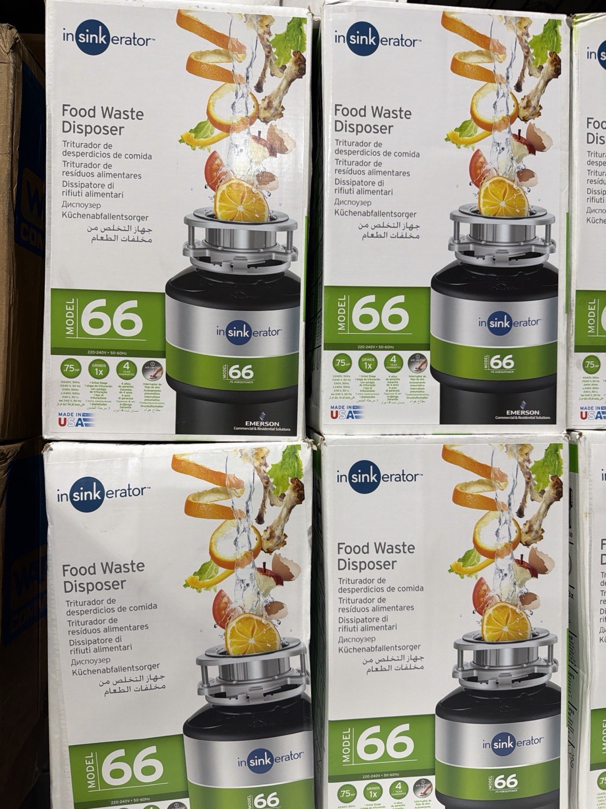 NEW InSinkErator Model 66 Food Waste Disposer 3/4 HP 220-240V gallery