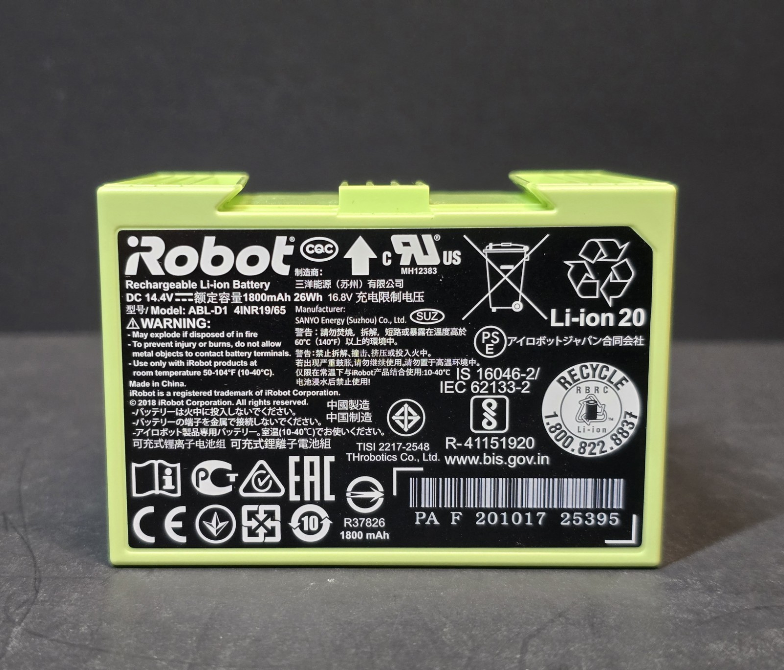 Genuine OEM i7 Replacement Battery For iRobot Roomba e5 e6 i3 i4 i6 i7+ ABL-D1 gallery