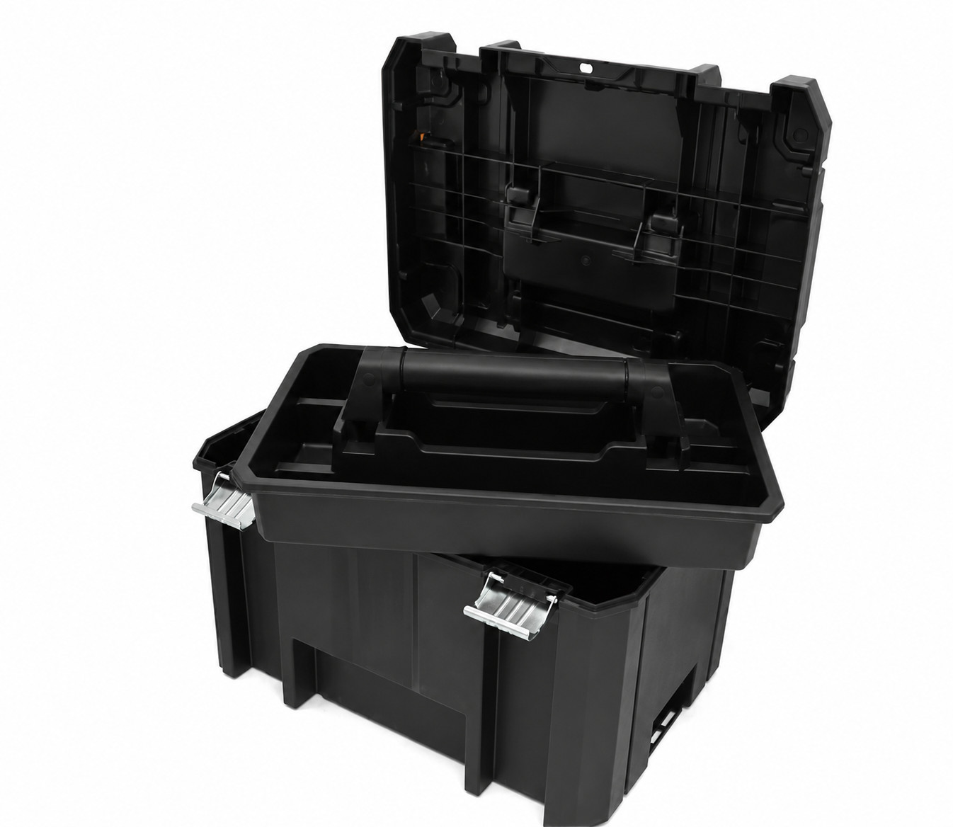 TSTAK VI 17 in. Stackable Deep Tool Storage Box gallery