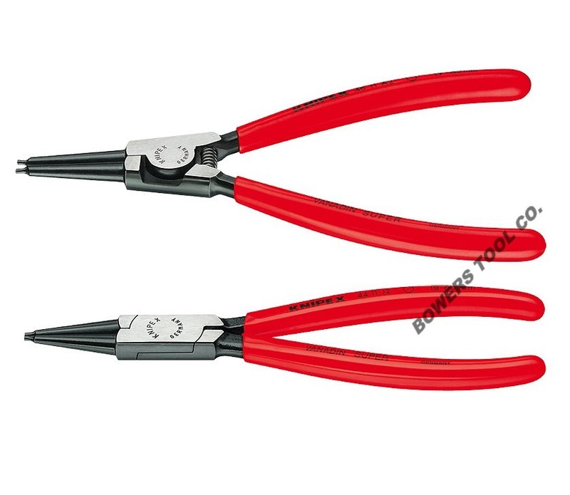 Knipex 2pc Snap Ring Plier Set Internal External Circlip 9K008018US 1.8mm Tip gallery