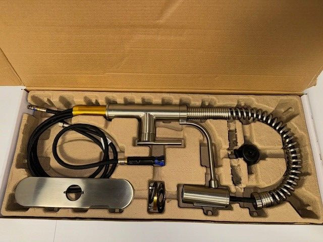 Kohler Provo R43211-VS Pull-Down Kitchen Faucet Vibrant Stainless Steel Used