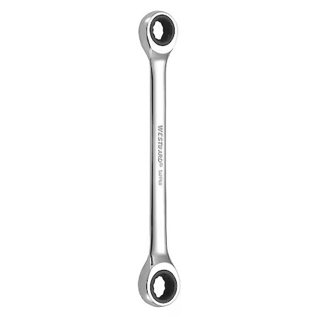 Westward 54Pp68 Ratcheting Box End Wrench, 5-7/8" L gallery
