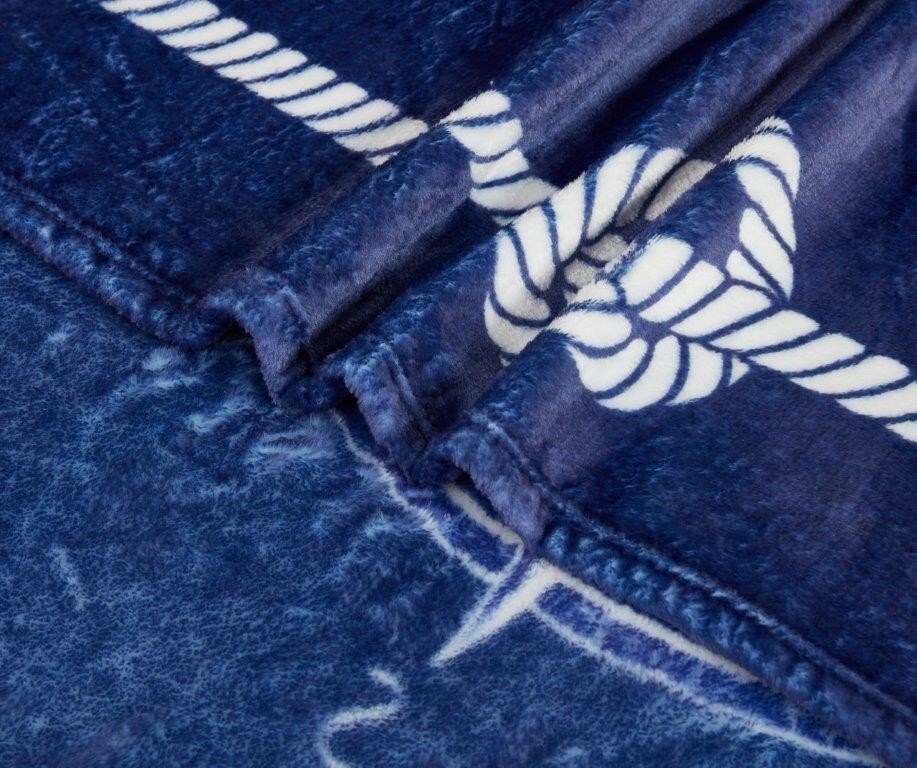 NAUTICAL Soft Cozy Luxury Throw Light Weight Blanket 50" x 60" (127cm x 152cm) gallery