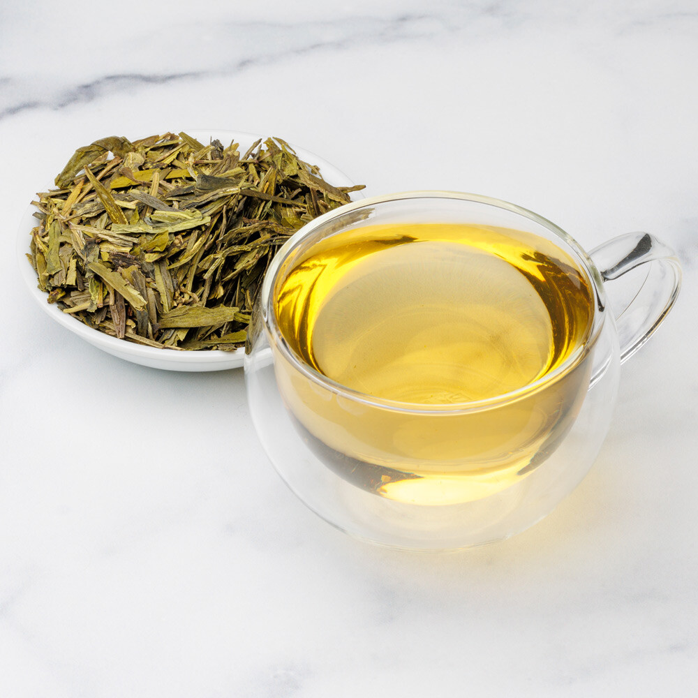 Dragonwell (Lung Ching) Green Tea - Organic Loose Leaf - Fusion Teas gallery