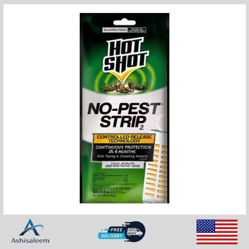 Flying & Crawling Insect Control Strip Odorless 4-Month Garage Shed Protection gallery
