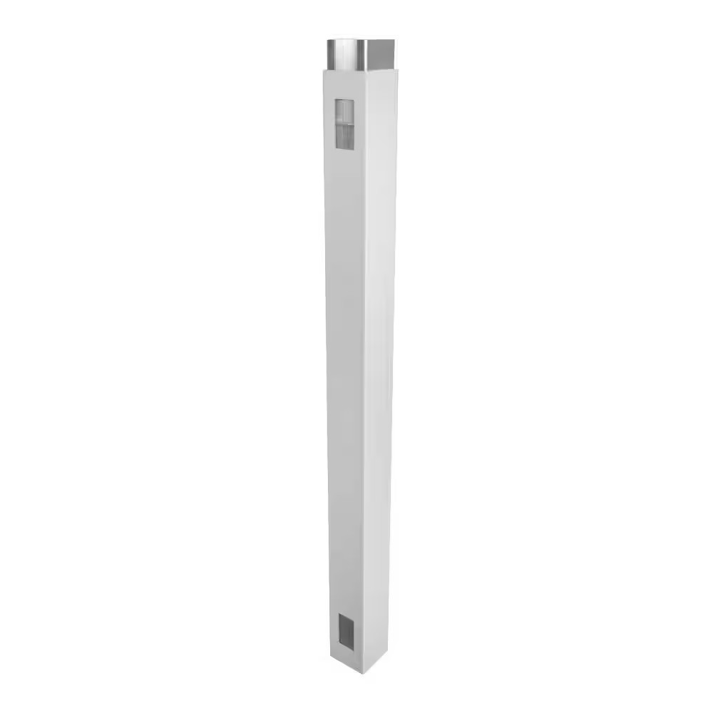 5 In. X 5 In. X 9 Ft. Vinyl Fence Gate End Post gallery