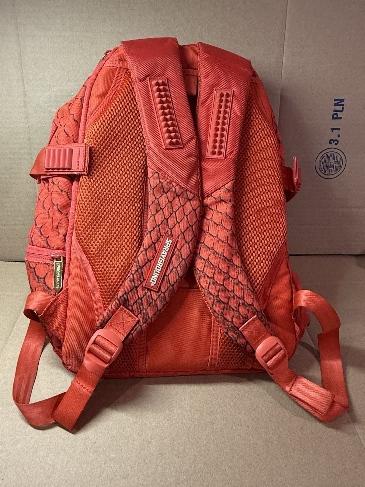 Sprayground Backpack Red October Limited Edition Used 5