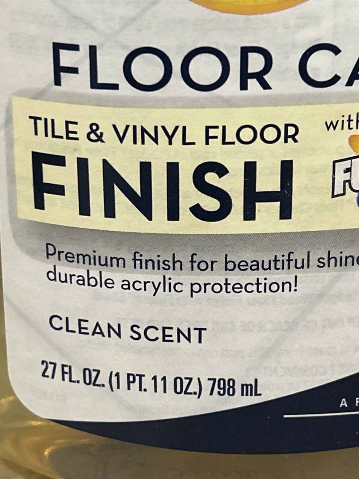 Vintage Pledge Floor Care With FUTURE Shine 27 oz Clean Scent gallery