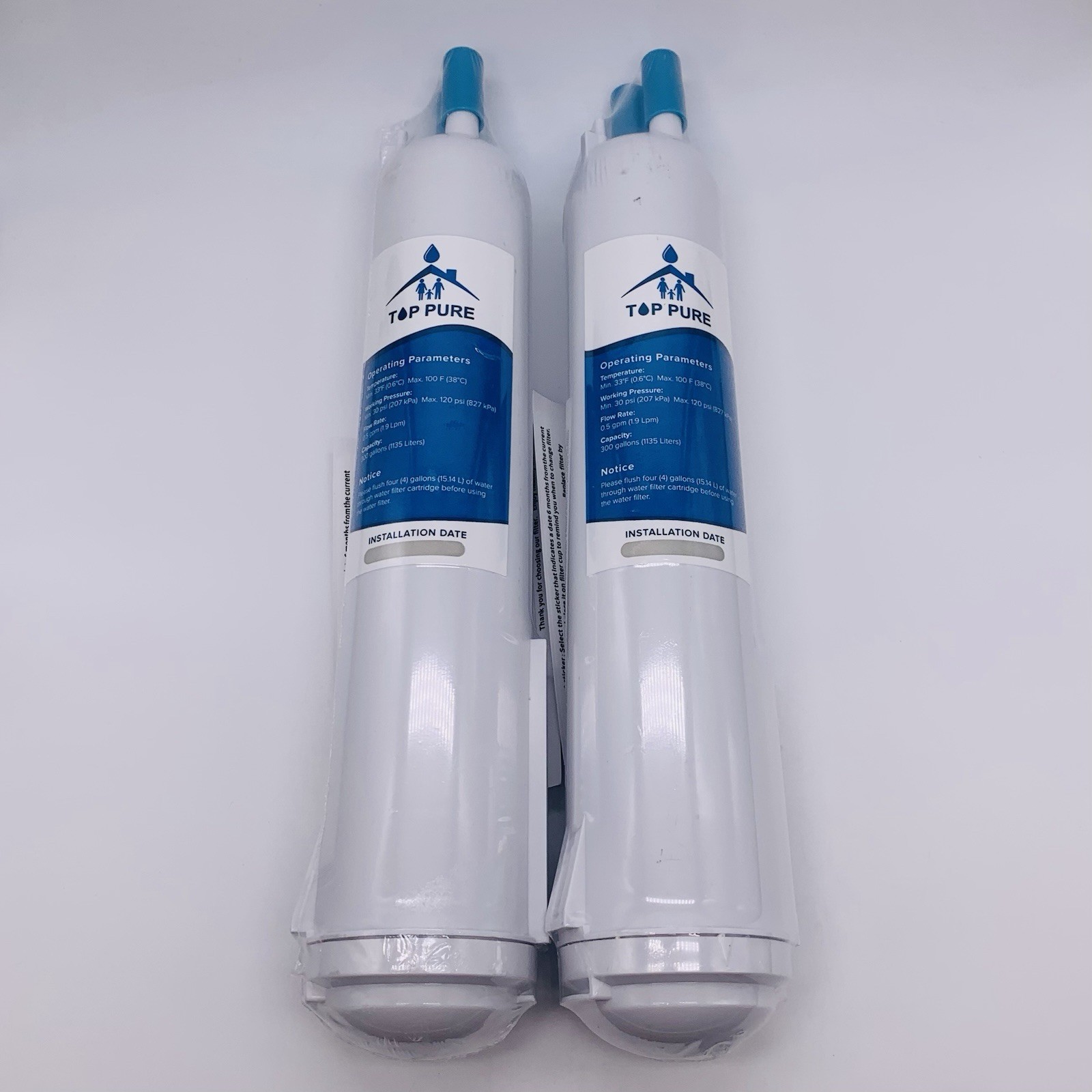 2 Pack Top Pure Refrigerator Water Filter #3 300gal Each - No Box New Sealed gallery