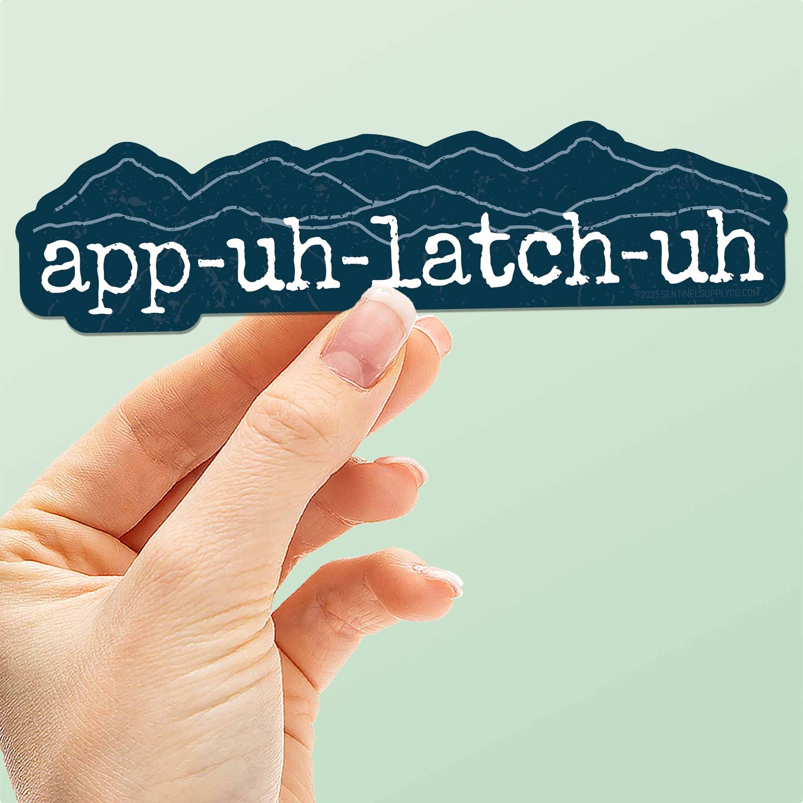 App Uh Latch Uh Funny Appalachia Sticker - Blue Mountains gallery