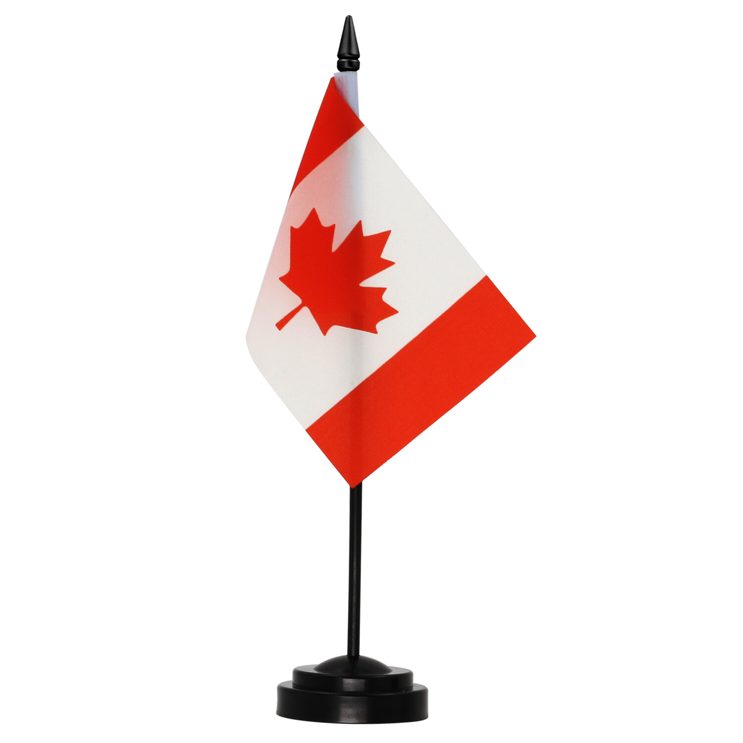 Anley Canada Deluxe Desk Flag Set - 6 x 4 Inches Miniature Canada Desktop Flag gallery