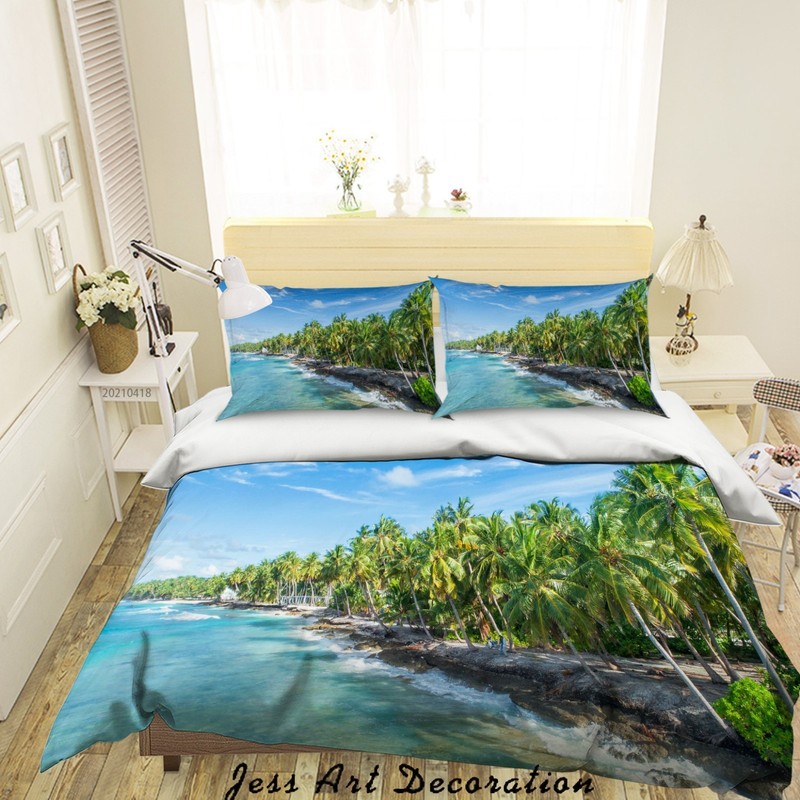 3D Mountains Fields Rivers Landscape Quilt Cover Set Bedding Sets Pillowcases gallery