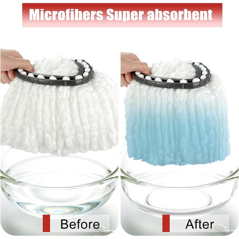 Replacement Microfiber Mop HEAD For O-Cedar Spin Mop Easy Clean Wring Refill gallery