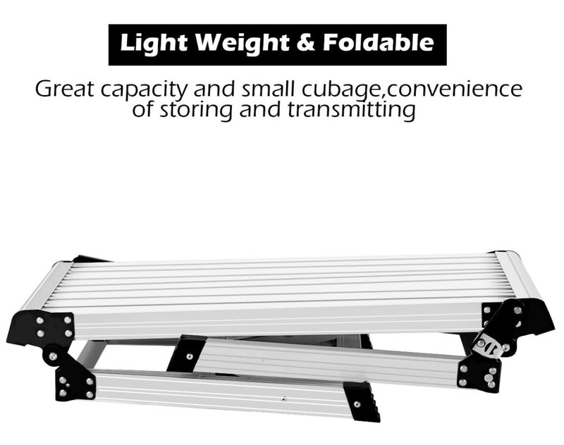 Work Platform Aluminum Step Ladder Drywall Safe CE Approved of Capacity 330 LBS gallery