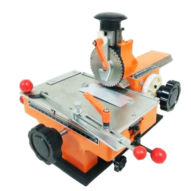 Metal Nameplate Marking Machine Embossing Engraving Small Semi-automatic gallery