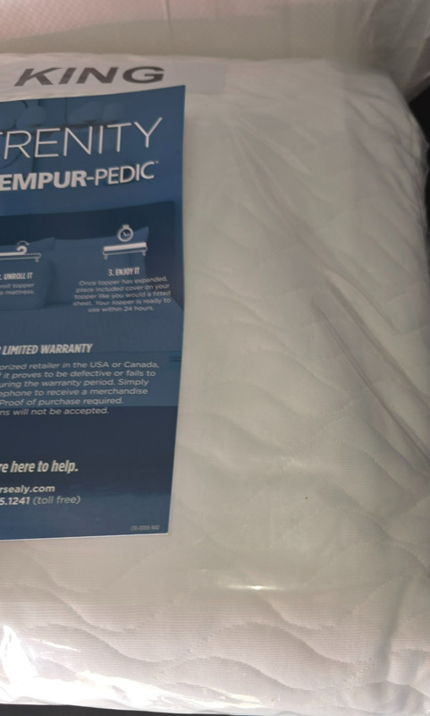 Serenity by Tempur-Pedic 3” Memory Foam Mattress Topper - King - 1860872 gallery