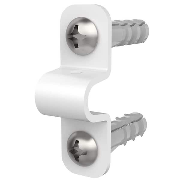 48 Pack ClosetMaid Concrete / Stud Shelf Clips Attaches Wire Shelf To Wall 7556 gallery