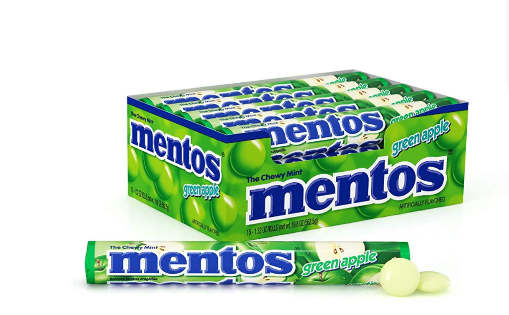 Mentos Candy Chewy Rolls, Party, various flavors 14 Pieces (Bulk Pack of 15) gallery
