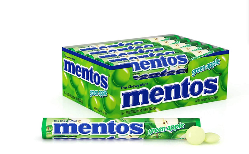 Mentos Candy Chewy Rolls, Party, various flavors 14 Pieces (Bulk Pack of 15) gallery