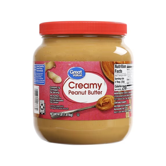 Great Value Creamy Peanut Butter, 64 oz gallery