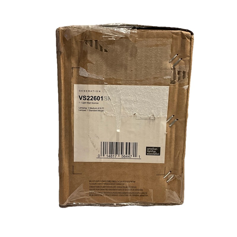 Generation Lighting VS22601S Indoor Wall Sconce Lamp, 1 Light, A19 75W - NEW gallery