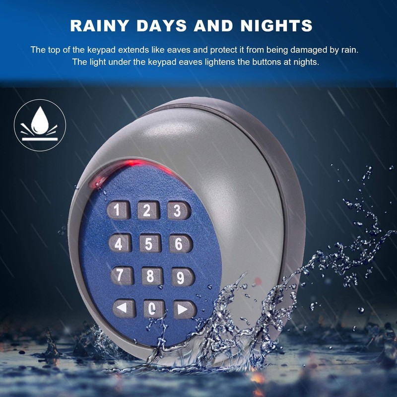 Security Wireless Automatic Code Entry Gate Keypad Remote Operator Panel Control gallery
