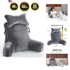 Reading Pillow Extra Large Bed Rest Pillow for Sitting Couch TV Relaxing