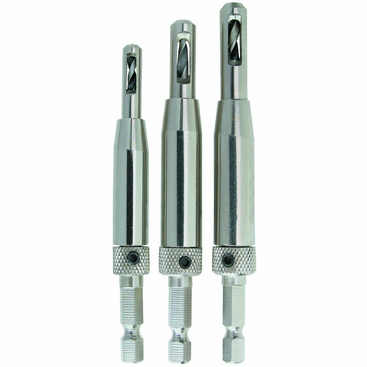 VCT Vix Bits Self Centering Quick Change Door Hinge Drill Bit Set gallery