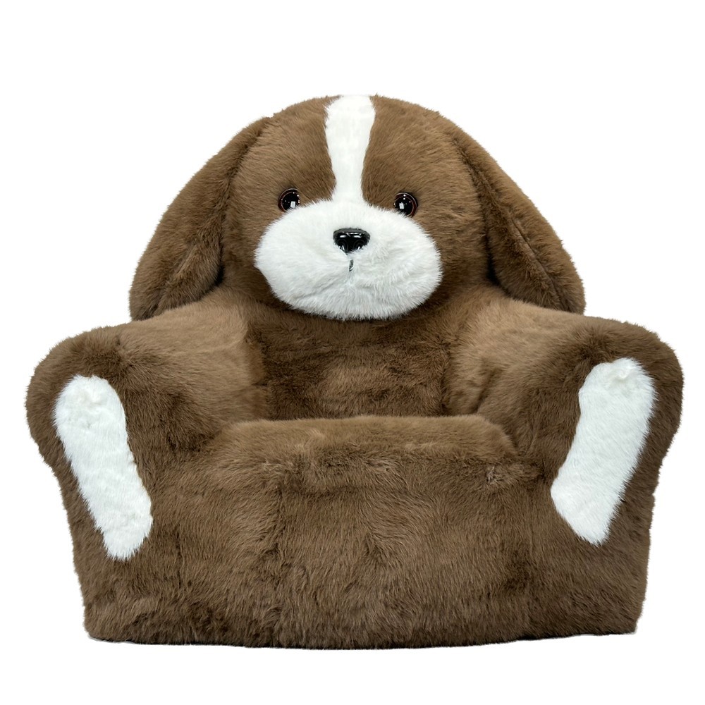 Cute Inflatable Dog Sofa Plush Couch Chair Single Sofa for Living Room Kids Room gallery
