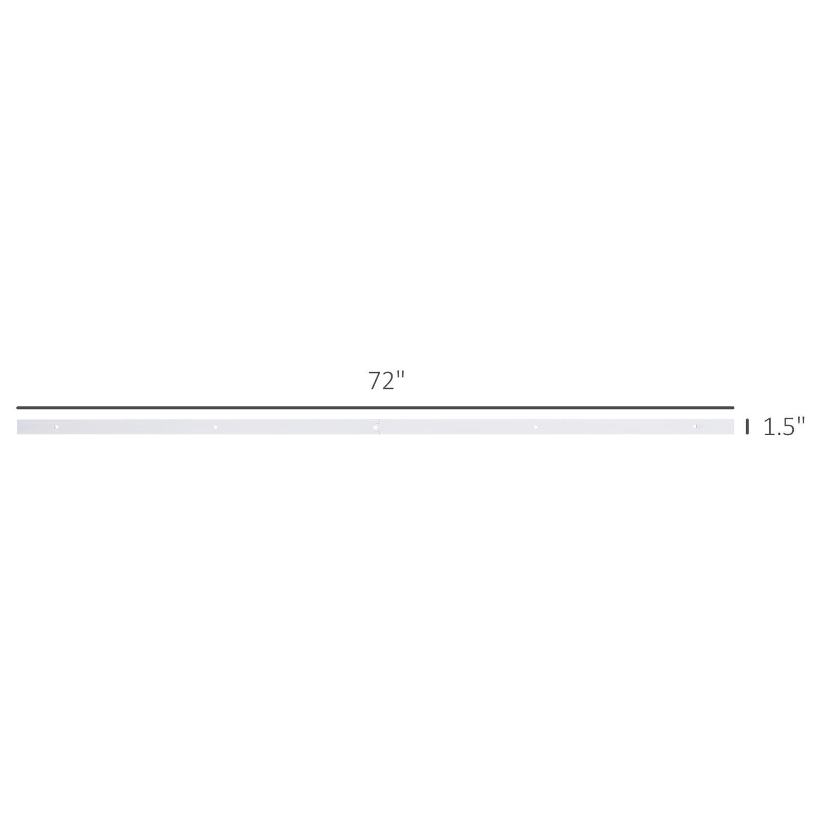 Interior Barn Door Hardware Kit Heavy Duty Sliding Rail System for Two Doors gallery
