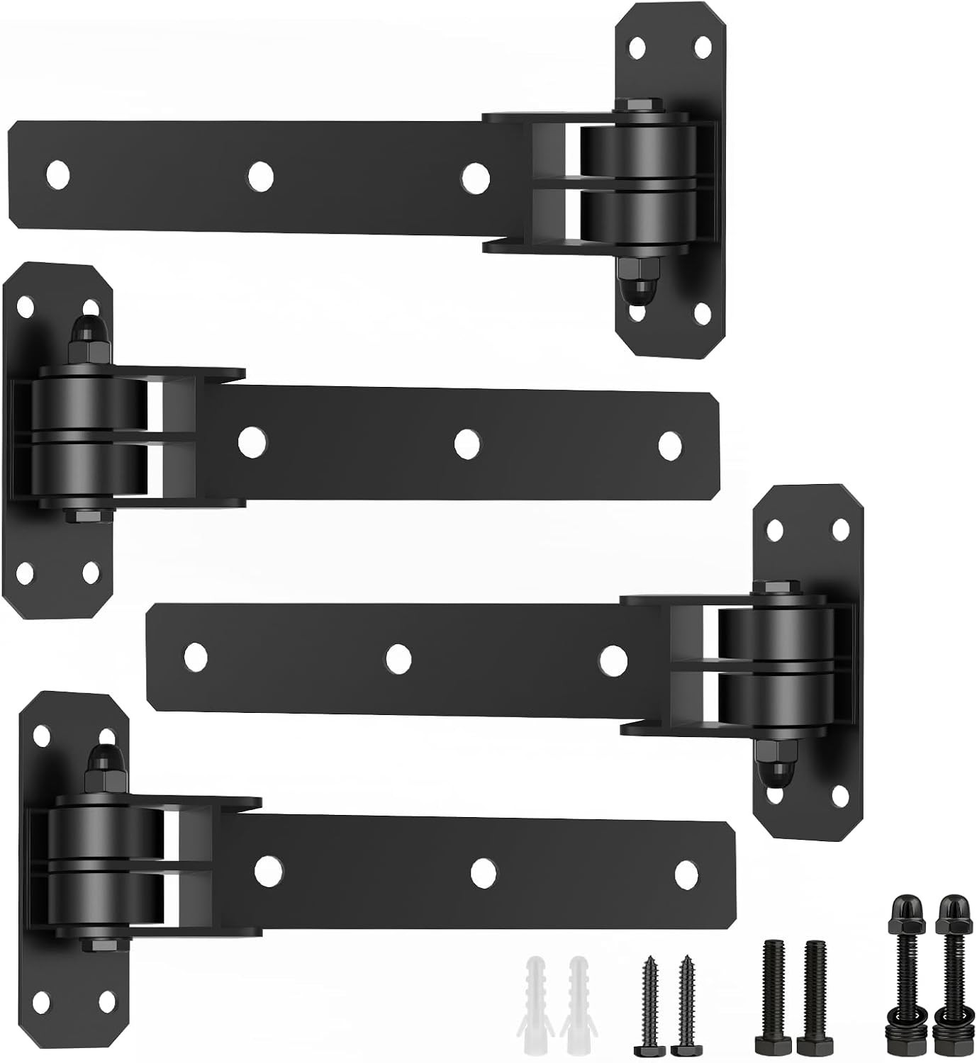 Heavy Duty Gate Hinges, 1000 Lbs Capacity with Built-in Ball Bearings, 13” Bolt- gallery