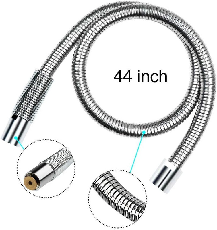 Pre-Rinse Sprayer Hose Replacement Kit for Commercial Kitchen Sink Faucet, 44” L gallery