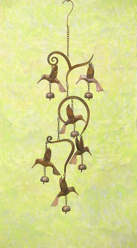 Scrollwork Hummingbird Wind Chime gallery