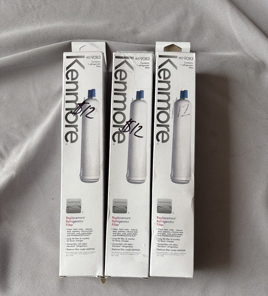 Kenmore 460-9083 OEM Replacement Refrigerator Water Filter 3 PACK NEW & SEALED