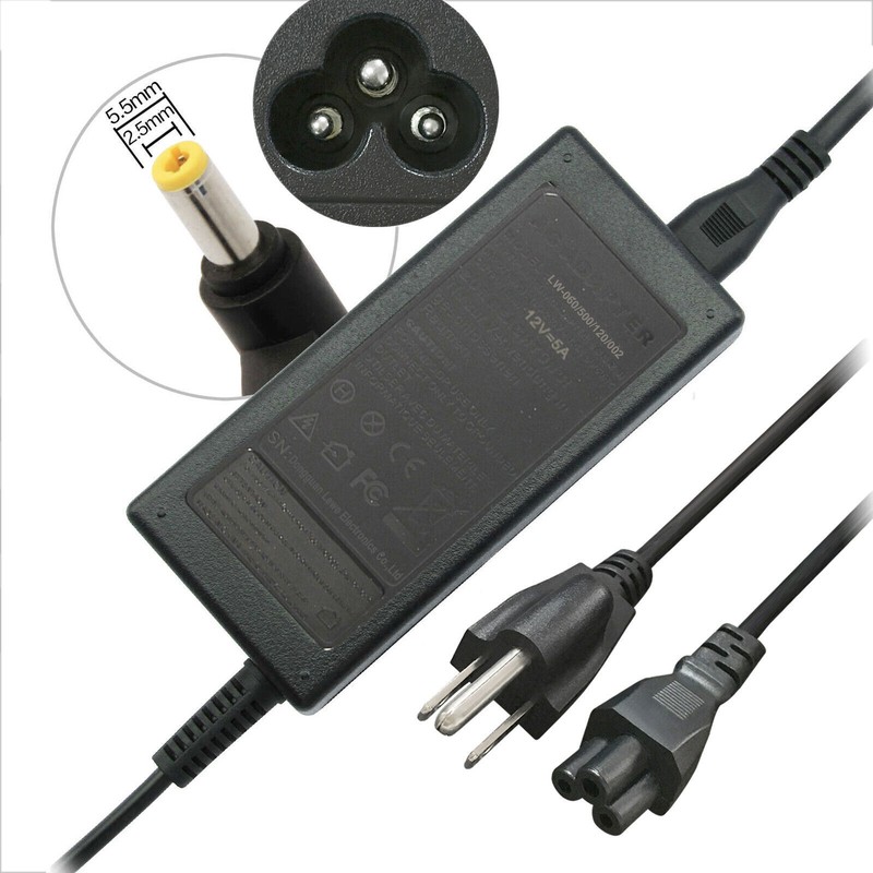 Power Adapter, 12 Volt 5 Amp, 12V 5A Supply for LED Strips Light , LCD Monitor gallery