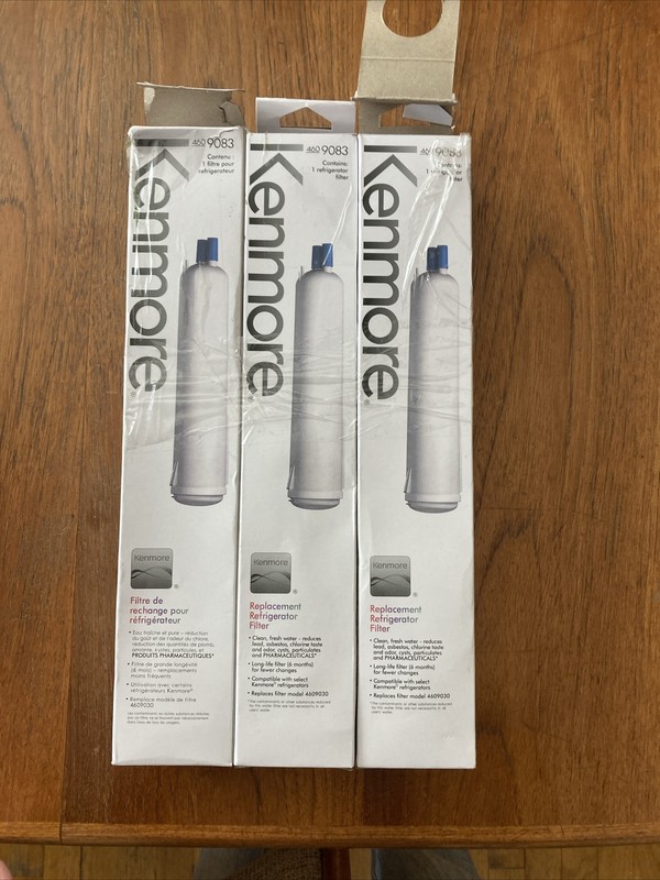 (3) 460-9083 Replacement Refrigerator Water Filter Cartridges Fits: Kenmore gallery