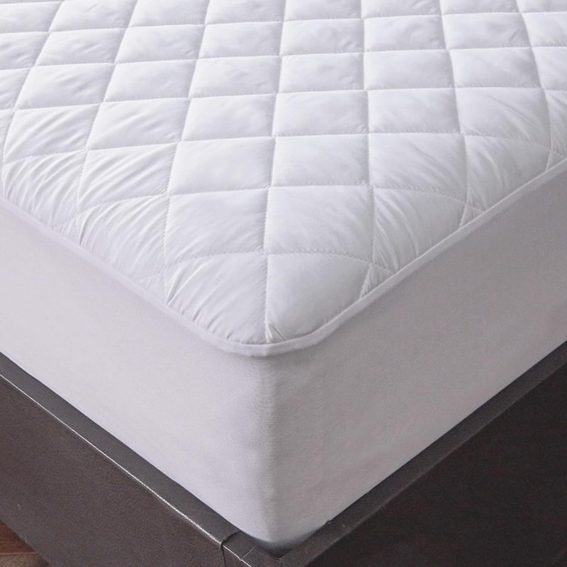 Microfiber Mattress Protector Deep Pocket Waterproof Breathable Fitted Bed Cover gallery