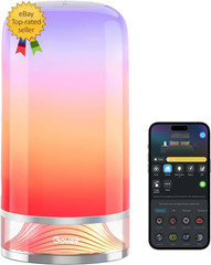 RGBIC Smart Table Lamp 2, Touch Bedside Small Table Lamp Compatible with Smartth