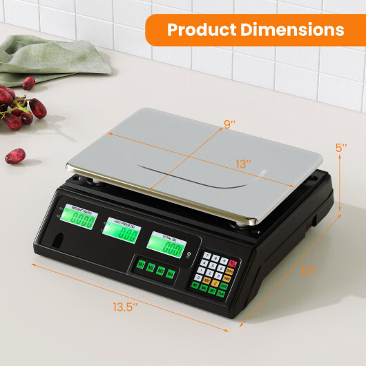 88lb Price Computing Scale Digital Commercial Food Scale with Counting Function gallery