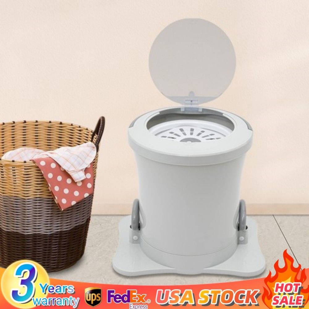 Portable Mini Manual Dehydrator Washing Machine Compact Washer Spin Dryer Barrel gallery