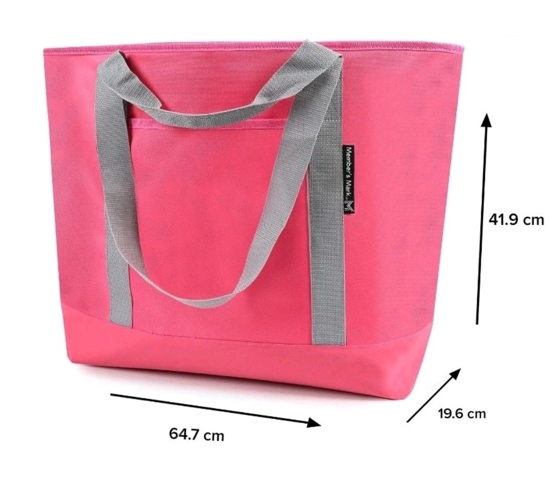 Member's Mark Dual Carry Extra Large Insulated Shopper Tote Bag CHOOSE COLOR gallery