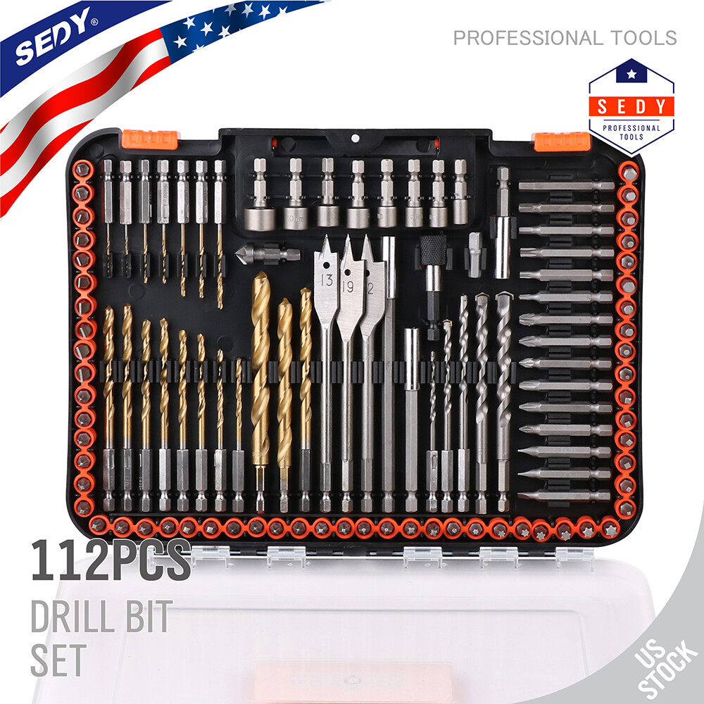 112-Piece Impact Driver Bits & Screwdriver Bits Set For Screw Driving Wood Metal gallery