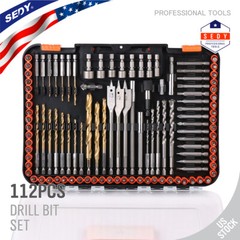 112-Piece Impact Driver Bits & Screwdriver Bits Set For Screw Driving Wood Metal