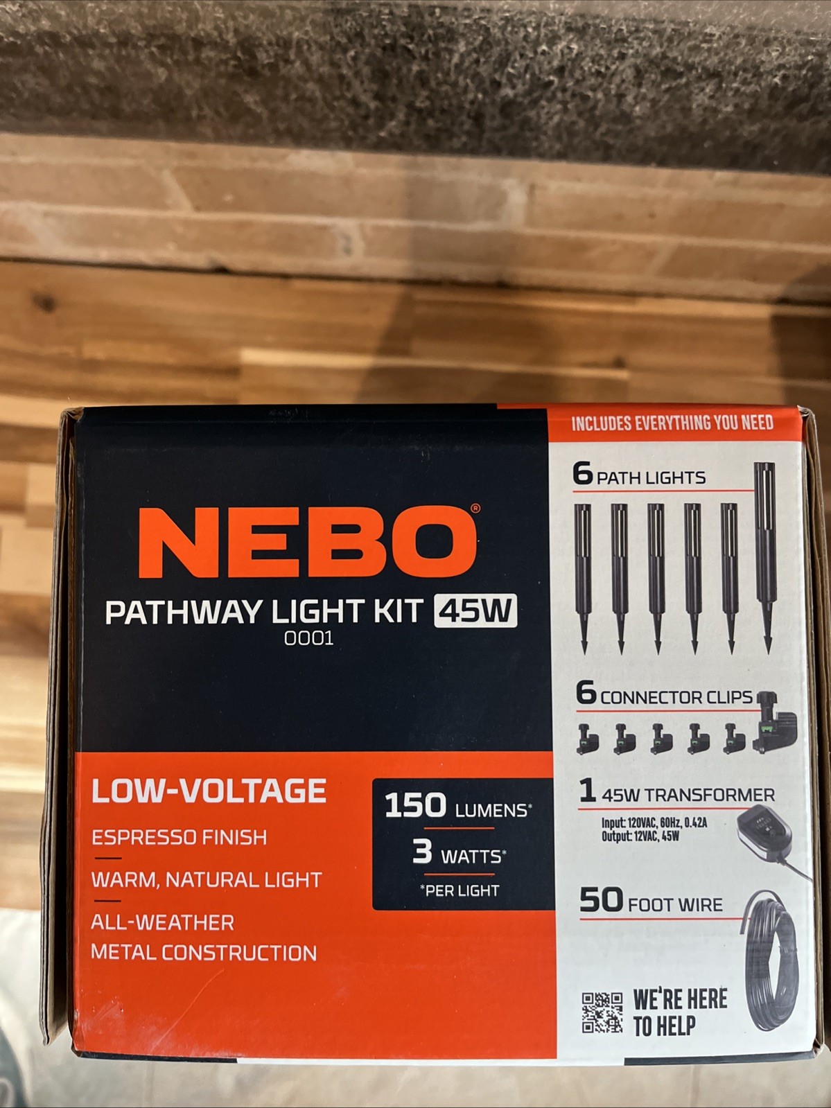 NEBO Pathway Light Kit : 45W Low Voltage LED Bollard Light 6-pk (PKY005617) New! gallery