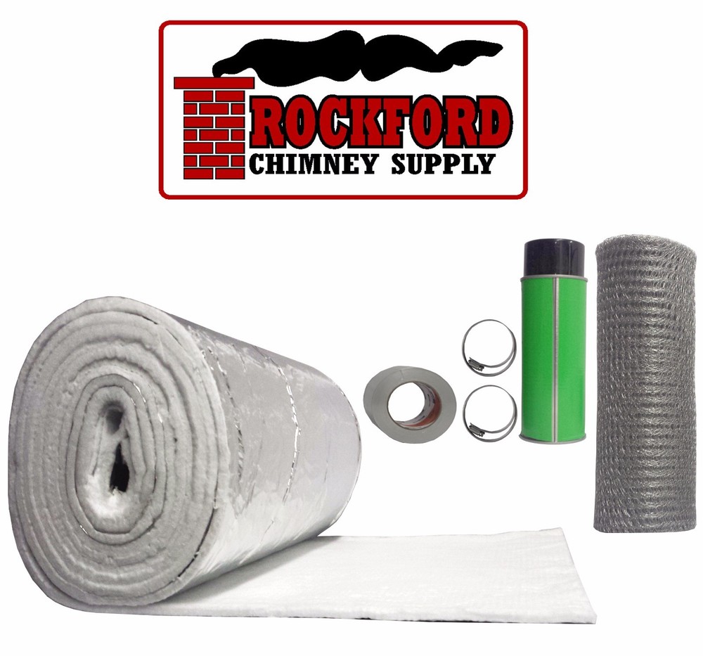 Chimney Liner Insulation Kit for 3 to 6 in. Dia. x 35 ft. Flexible Flue Liners