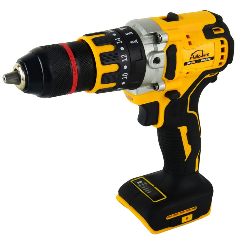 1/2" Cordless Drill Driver for Dewalt 20V Battery, Brushless Compact Drill Tool gallery