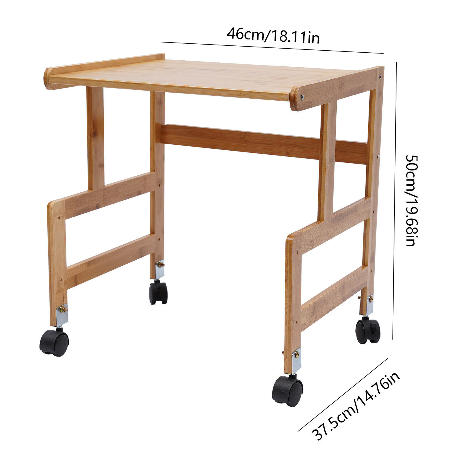 Mobile Printer Stand Holder Rolling Cart with Wheels for Home &Office 1/2/3 Tier gallery